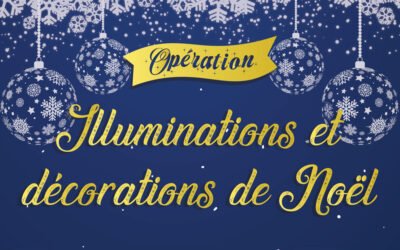 Opération pour les illuminations et décorations de Noël
